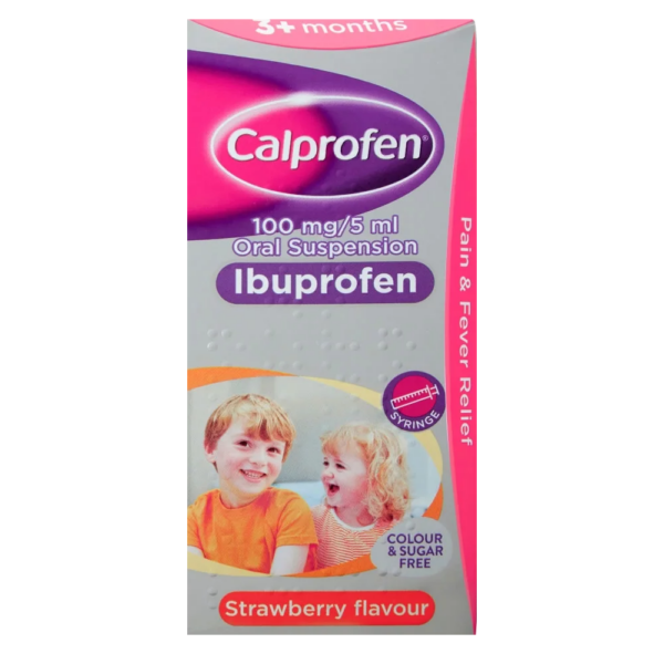 Calprofen Ibuprofen Suspension 3+ Months – 200ml  -  Baby & Toddler