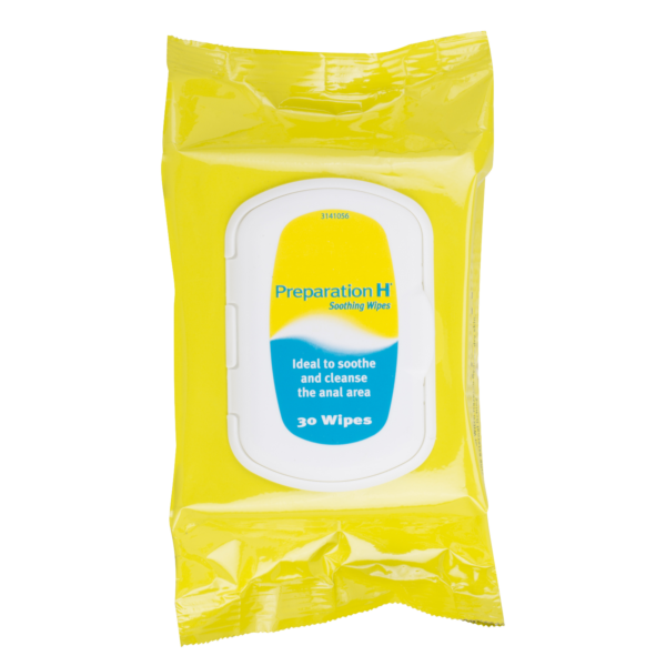 Preparation H Soothing Wipes – 30 Wipes  -  Haemorrhoids & Piles