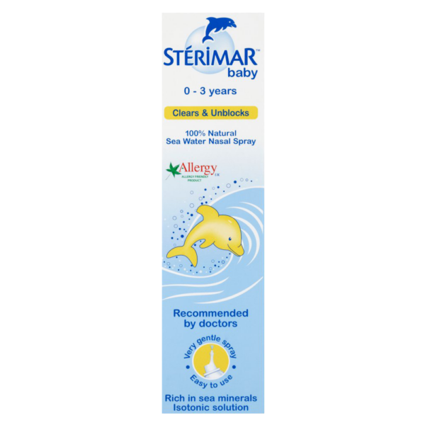 Sterimar Baby Nasal Hygiene Spray 0-3 Years – 50ml  -  Baby & Toddler