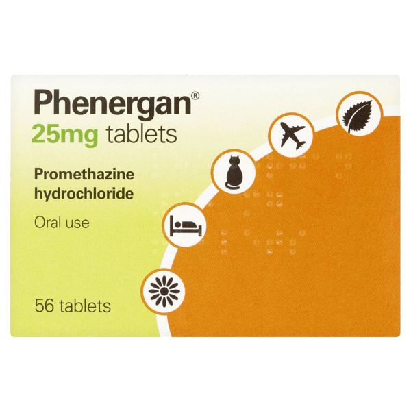 Phenergan Allergy 25mg - Pack of 56