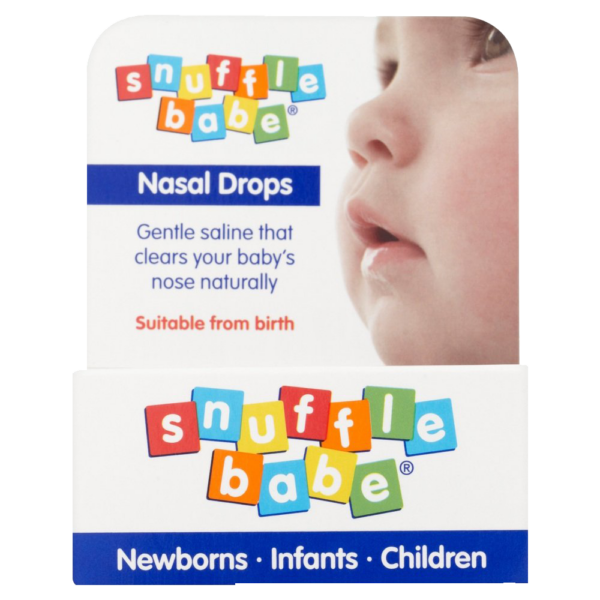 Snufflebabe Nasal Drops – 10ml  -  Baby & Toddler
