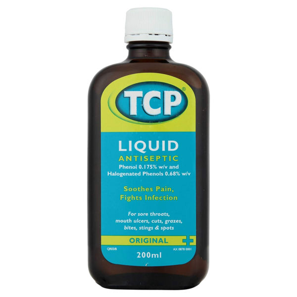 TCP Liquid Antiseptic Original – 200ml  -  Antibacterial