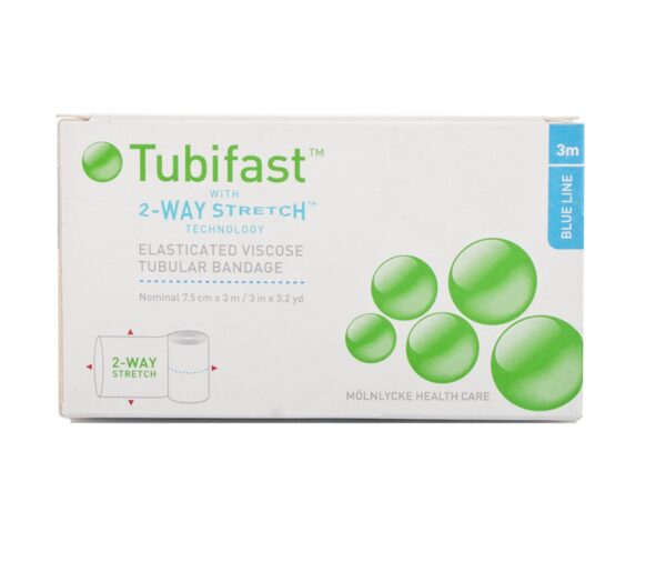Tubifast 2-Way Stretch Blue Line Bandage – 3m  -  Bandages