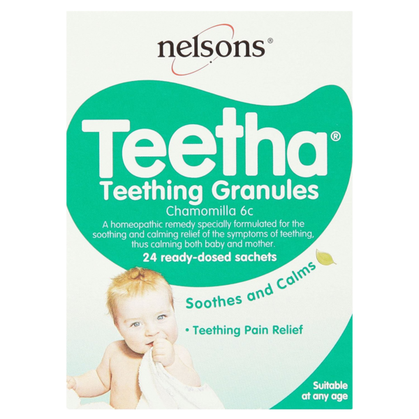 Nelsons Teetha Teething Granules – 24 Sachets  -  Baby & Toddler