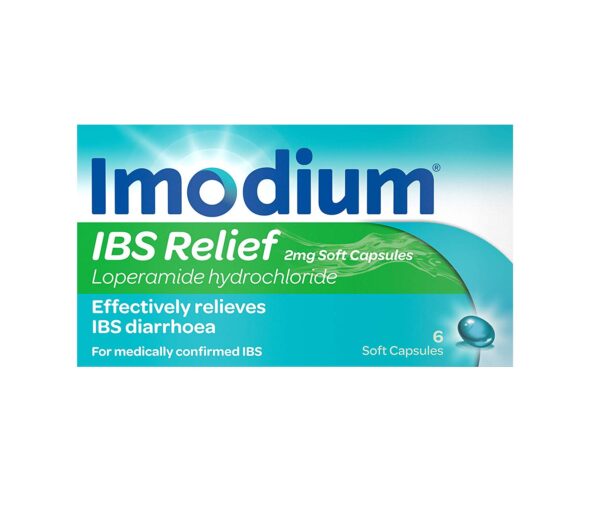 Imodium IBS Relief 2mg – 6 Soft Capsules  -  Dehydration