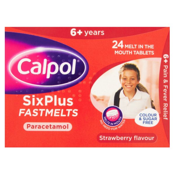 Calpol Sixplus Paracetamol – 24 Fastmelts  -  Baby & Toddler
