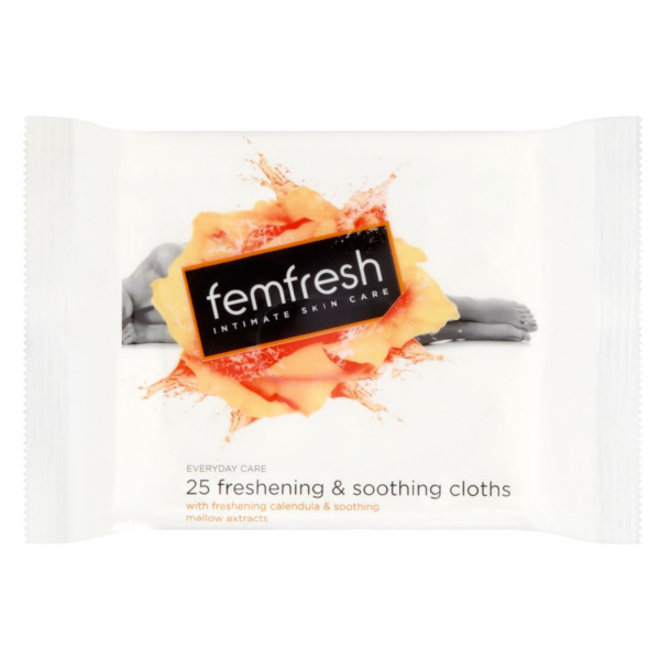Femfresh Freshening & Soothing Cloths - 25 Pack