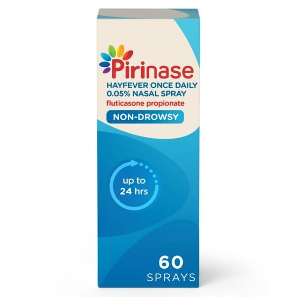 Pirinase Hayfever Relief for Adults 0.05% Nasal Spray - 60 Sprays