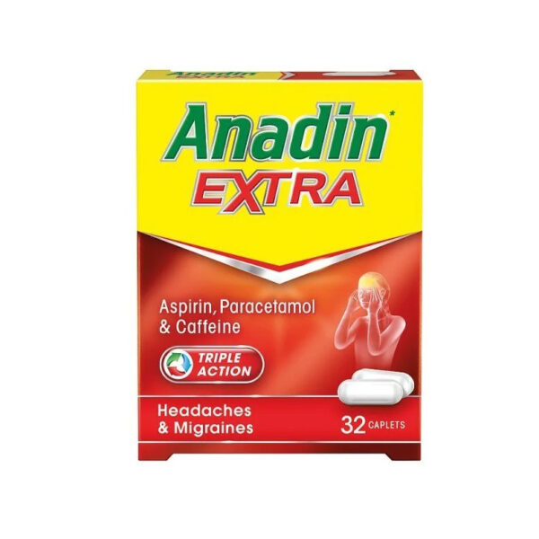 Anadin Extra Caplets - 32 Tablets