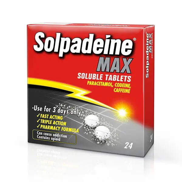 Solpadeine Max Soluble Tablets - 24 Tablets - Medicine Marketplace
