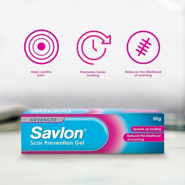 Savlon Scar Prevention Gel – 50g  -  Burns
