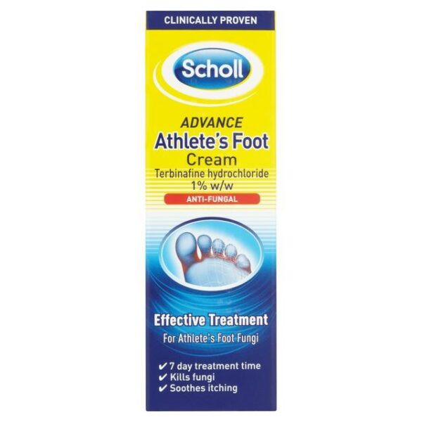 Scholl Advance Athlete’s Foot Cream – 15g  -  Athletes Foot