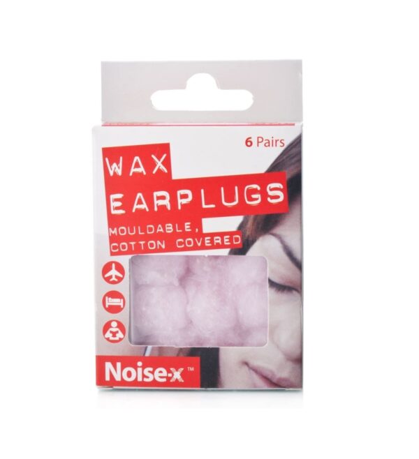 Noise X Wax Earplugs – 6 Pairs  -  Ear Plugs