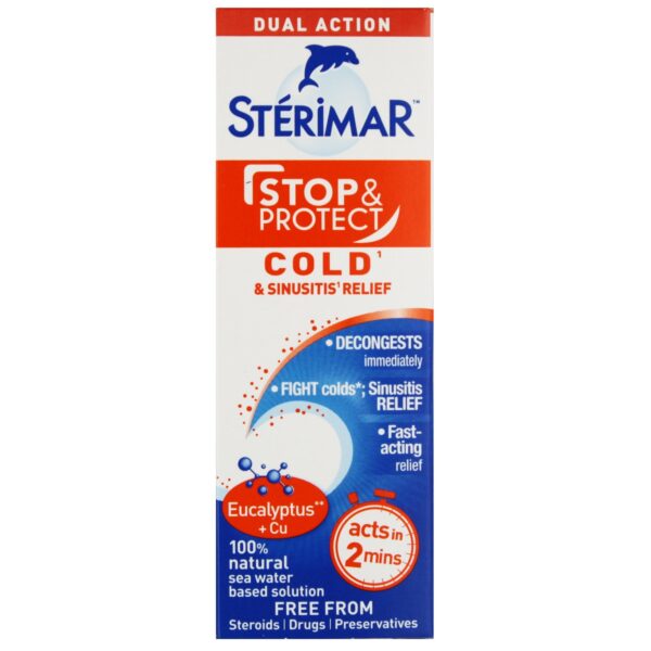 Sterimar Stop and Protect Cold and Sinus Relief – 20ml  -  Nasal Sprays