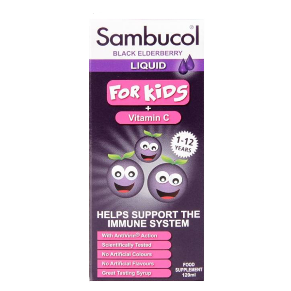 Sambucol Black Elderberry Extract For Kids – 120ml  -  Baby & Child Health