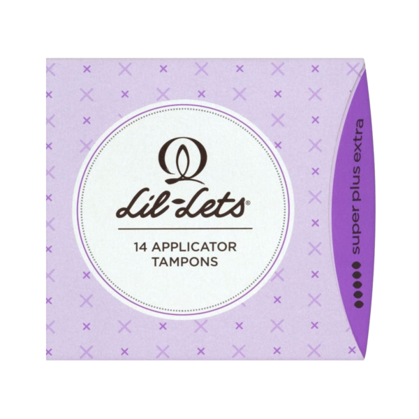 Lil-Lets Applicator Tampons Super Plus Extra – 14 Tampons  -  Periods