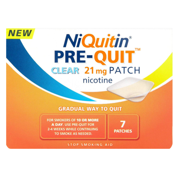 NiQuitin Pre-Quit 21mg – 7 Patches  -  Patches