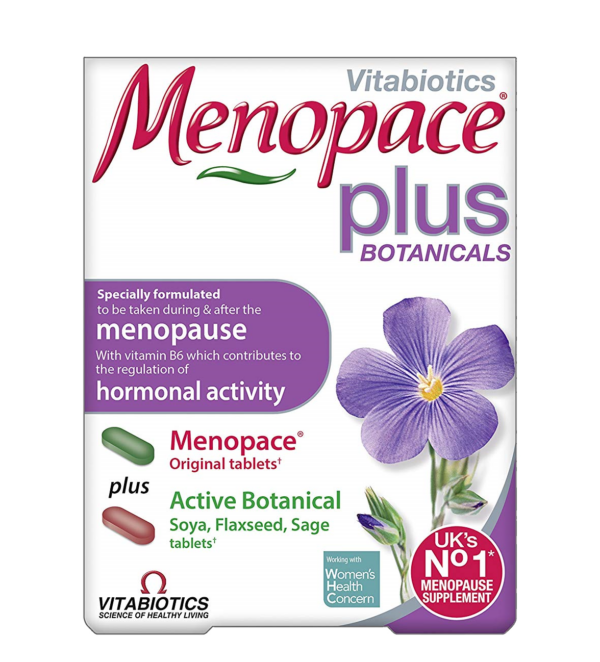 Vitabiotics Menopace Plus – 56 Tablets  -  A-Z