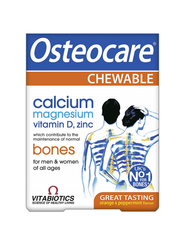 Vitabiotics Osteocare Chewable – 30 Tablets  -  A-Z