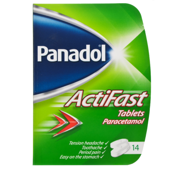 Panadol Actifast Compack – 14 Tablets  -  Back Pain
