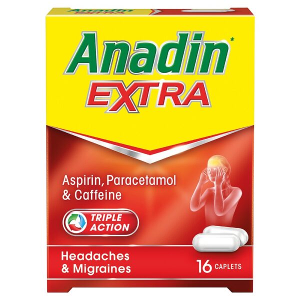 Anadin Extra Caplets - 16 Caplets