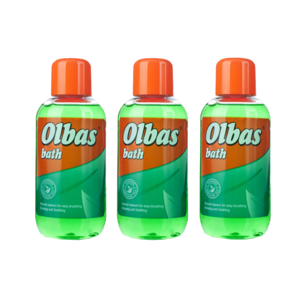 Olbas Bath – 250ml – 3 x Pack  -  Coughs, Colds & Flu