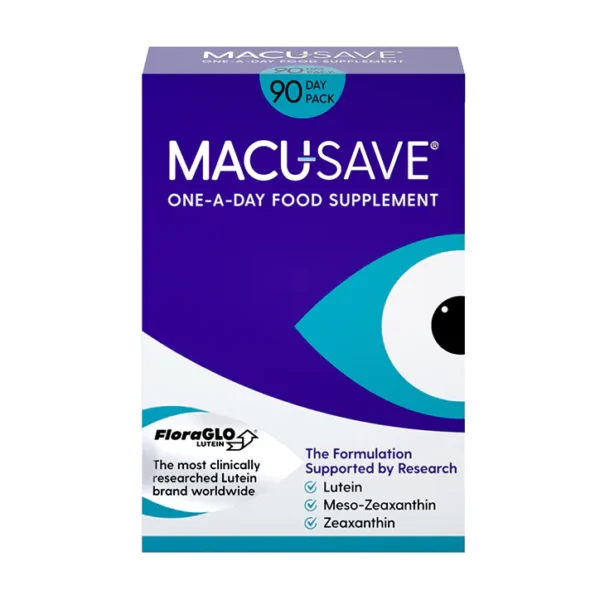 Macu-SAVE Food Supplement for Macular Health with Meso-Zeaxanthin/Lutein and Zeaxanthin – 90 Capsules  -  A-Z