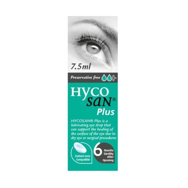 Hycosan Plus Eye Drops – 7.5ml  -  Dry Eyes