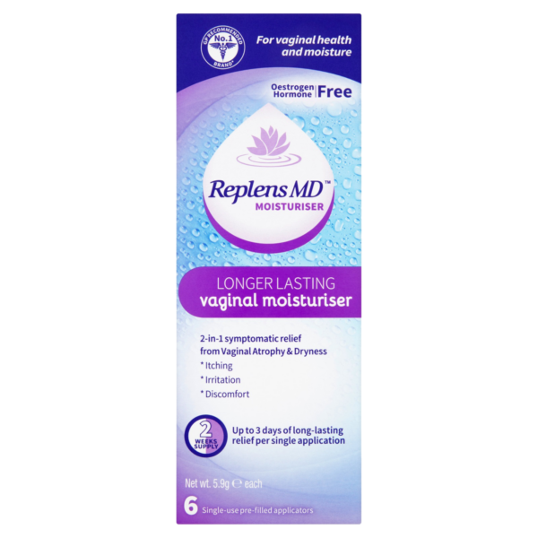 Replens MD Vaginal Moisturiser – 6 Applicator Pack  -  Intimate Care
