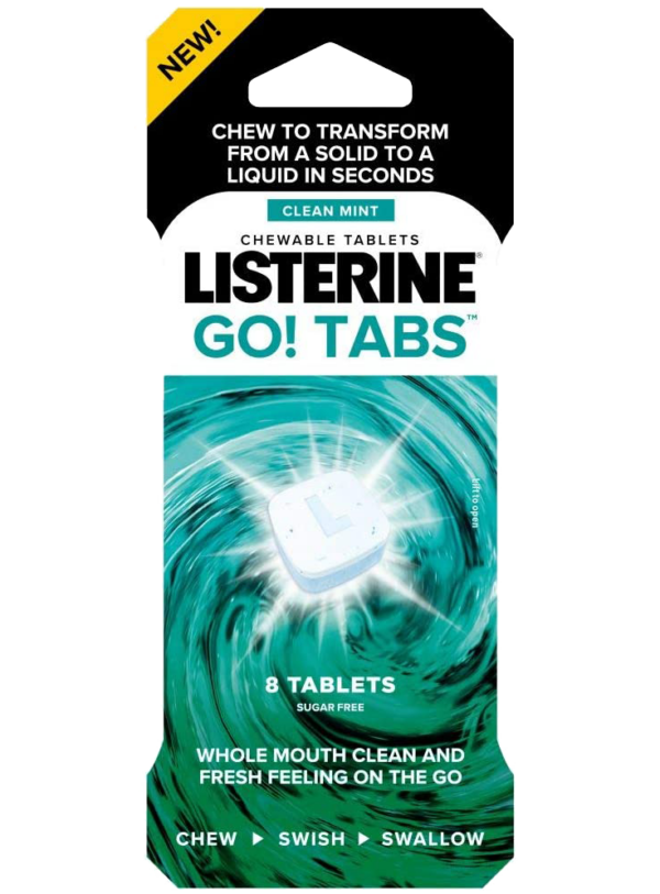 Listerine Go Tabs – 8 Tablets  -  Mouthwashes