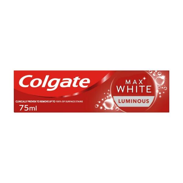 Colgate Max White Luminous Toothpaste – 75ml  -  Toothpaste