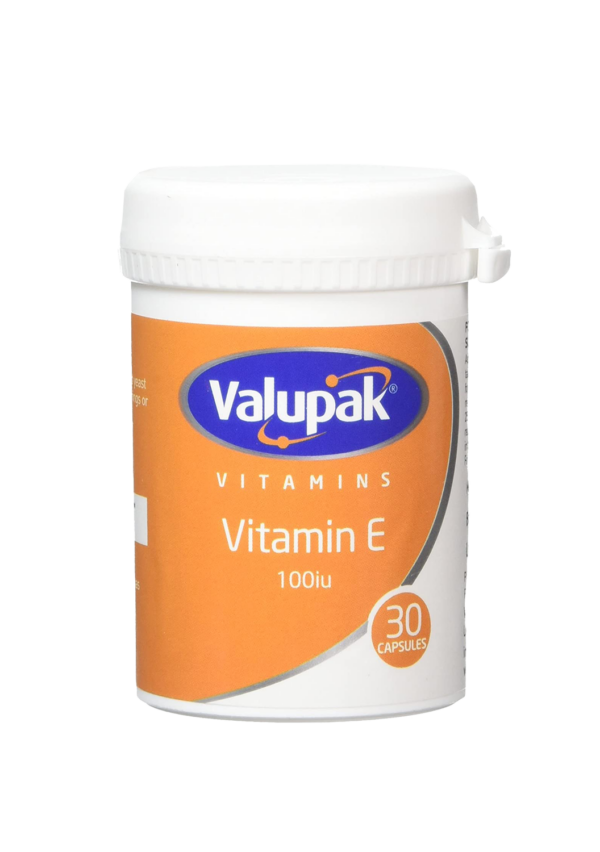 Valupak Vitamin E – 30 Capsules  -  A-Z
