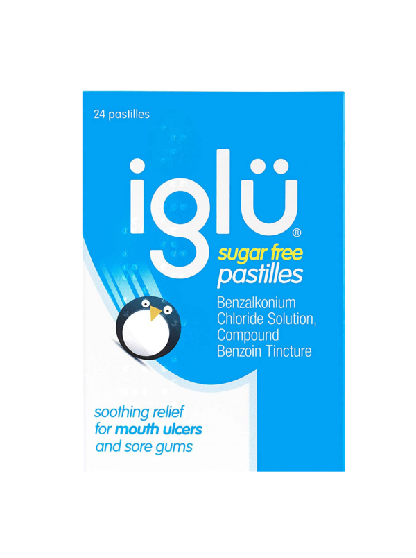 Iglu Sugar Free Pastilles – 24 Pastilles  -  Mouth Ulcers and Oral Pain