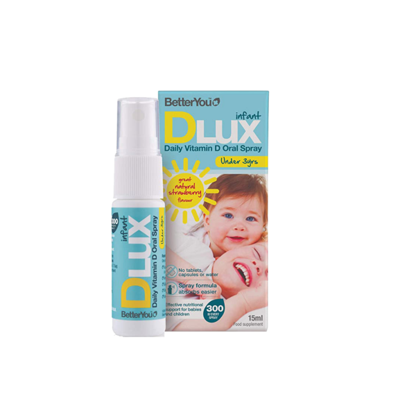 BetterYou Dlux Infant Daily Oral Vitamin D Spray – 15ml  -  Baby & Child Health