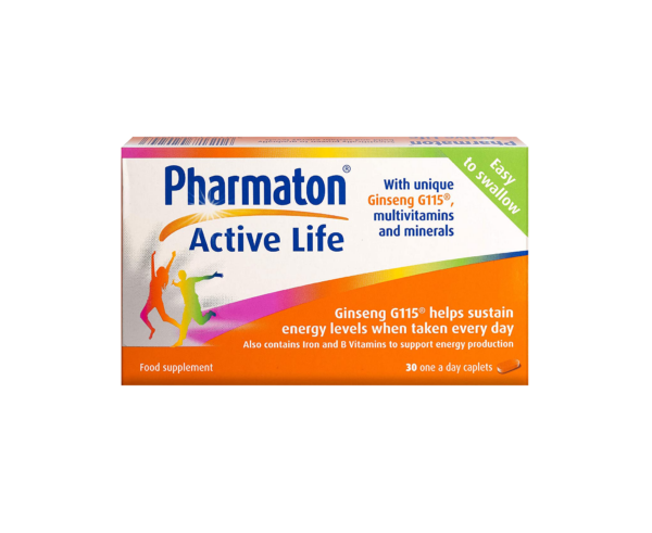 Pharmaton Active Life – 30 Caplets  -  A-Z