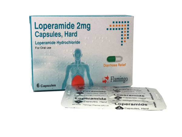 Loperamide Hydrochloride 2mg Diarrhoea Treatment - 18 Capsules