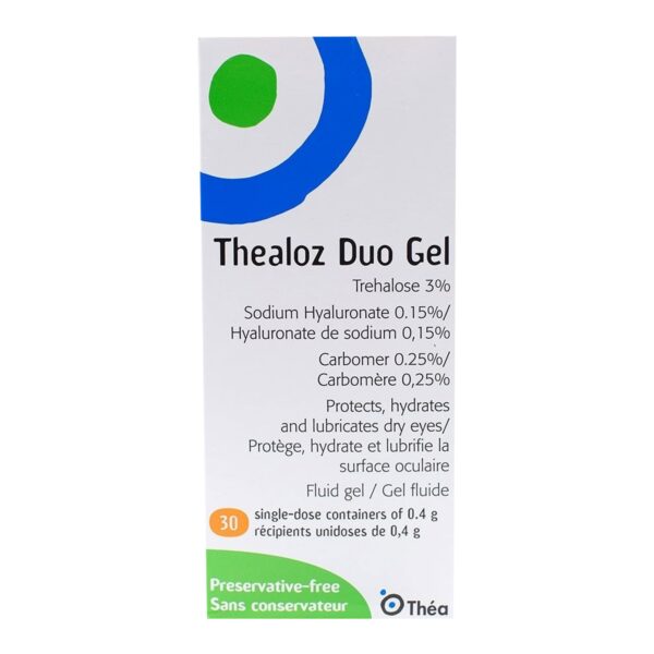 Thea Thealoz Duo Gel Single Dose Vials – Pack of 30  -  Dry Eyes