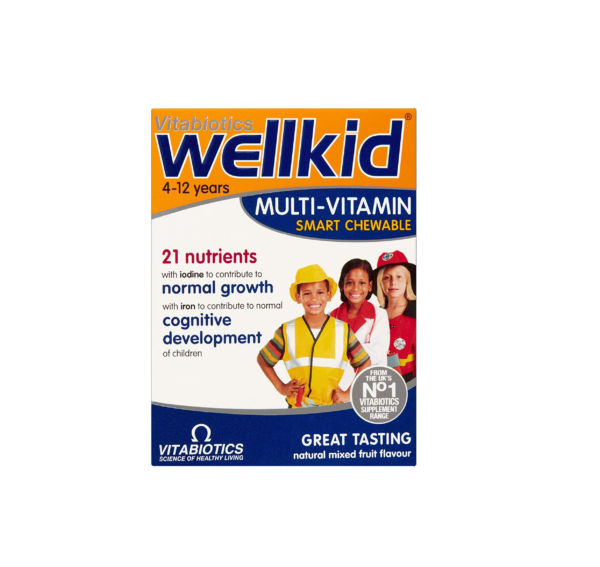 Vitabiotics Wellkid Chewable – 30 Tablets  -  A-Z