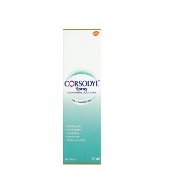 Corsodyl Gum Problem Treatment Spray – 60ml  -  Bad Breath