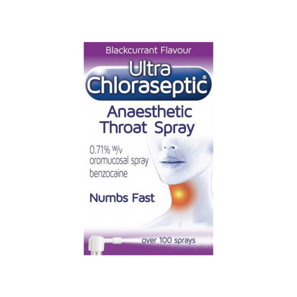 Ultra Chloraseptic Anaesthetic Throat Spray Blackcurrant – 15ml