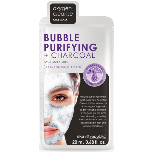 Skin Republic Bubble Charcoal Face Sheet Mask - 20ml