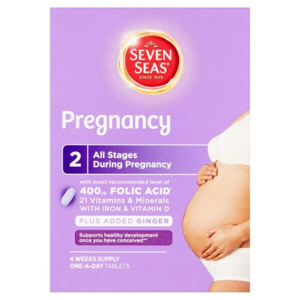 Seven Seas Pregnancy 21 Vitamins & Minerals – 28 Tablets  -  A-Z