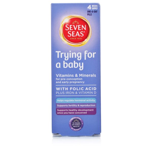 Seven Seas Trying For A Baby One-A-Day Mini Pills – 28 Tablets  -  A-Z