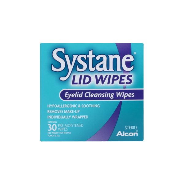 Systane Eyelid – 30 Cleansing Wipes  -  Dry Eyes
