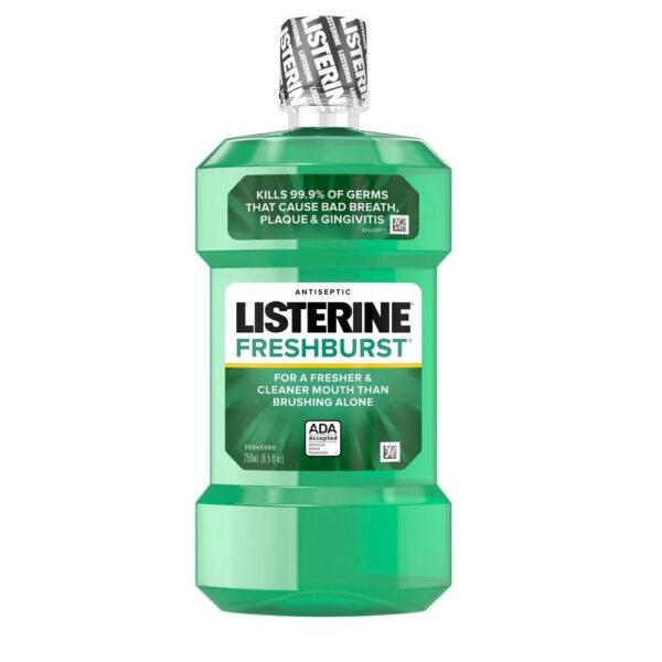 Listerine Fresh Burst Mouthwash – 250ml  -  Mouthwashes