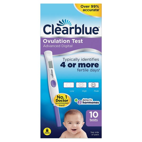 Clearblue Advanced Digital Ovulation Test Kit – 10 Tests  -  Fertility & Ovulation