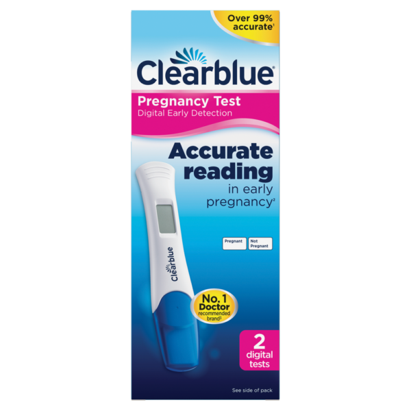 Clearblue Digital Early Detection Pregnancy Test – 2 Tests  -  Intimate Care