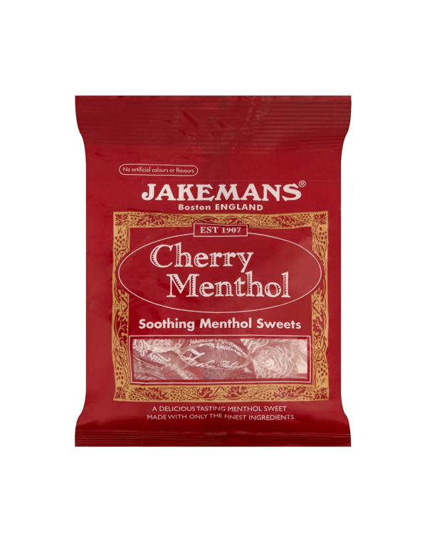 Jakemans Cherry Menthol – 100g  -  £1 Range