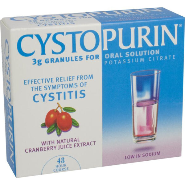 Cystopurin 3g Granules With Natural Cranberry Juice Extract – 6 Sachets  -  Cystitis