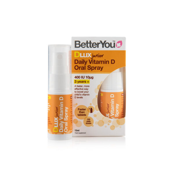 BetterYou Dlux Junior Daily Vitamin D Oral Spray – 15ml  -  A-Z